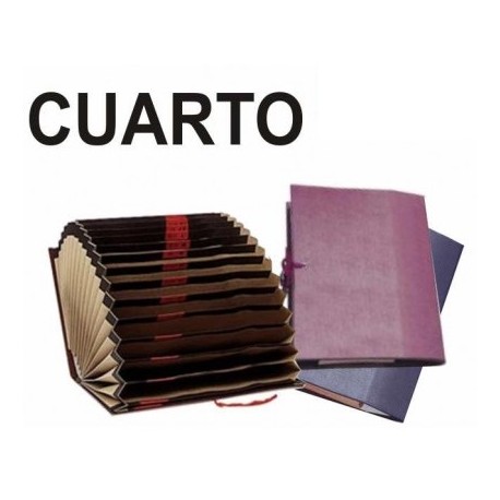 Carpeta acordeón cuarto negro