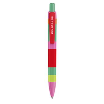 Bolígrafo Agatha Ruiz de la Prada rayas capu verde