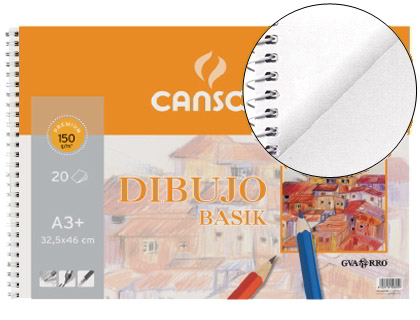 BLOC DIBUJO BASIK A3+ 20h