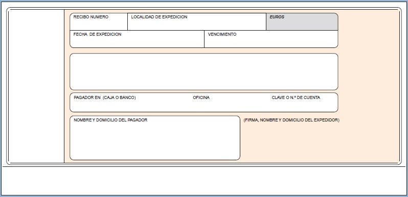 Talonario recibos normalizados 1/3 apaisado Loan