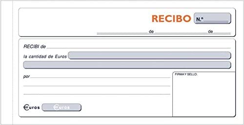 Talonario recibos 1/3 apaisado duplicado Loan