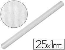 Rollo kraft 1x25m blanco