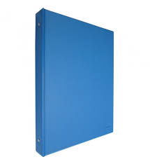 CARPETA 2 ANILLAS 40mm. Fº PVC AZUL