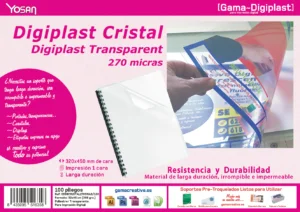 Soporte Plastico digiplast blanco 32x45 Caja 25u.