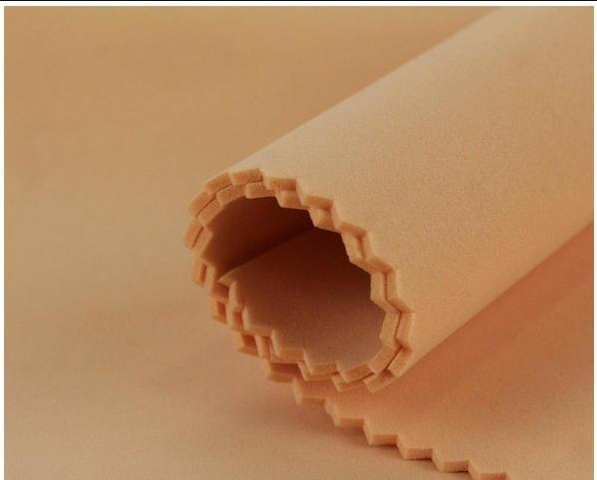 Goma eva lisa color salmon palido 40x60