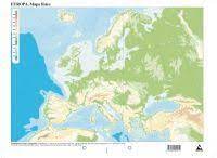 Mapa fisico europa mudo