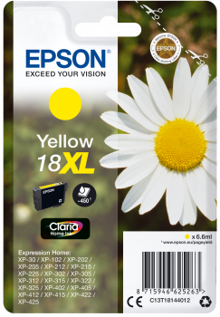 Cartucho tinta original Epson 18xl amarillo