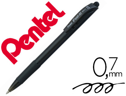 Bolígrafo ifeel-it! Bx417 0.7 negro Pentel