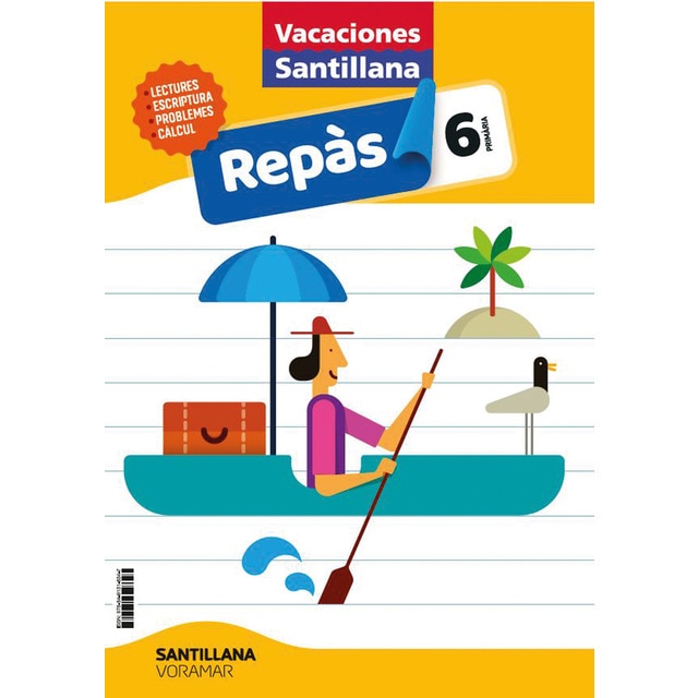 Cuadern vacaciones santillana repàs 6 primaria