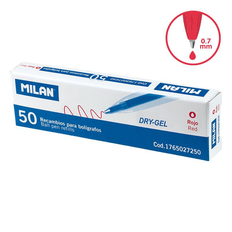 Recambios para bolígrafos Dry-Gel MILAN Caja 50