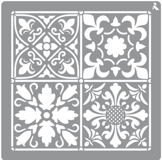 STENCIL STX-057 10x10cm ARABESCO