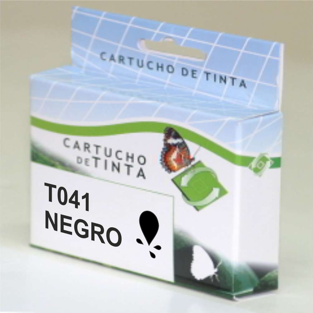 Cartucho tinta compatible Epson t041 negro