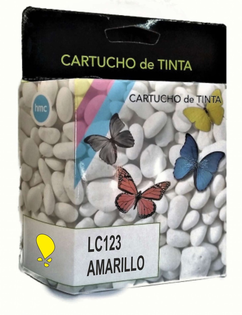 Cartucho tinta compatible Brother lc123 amarillo