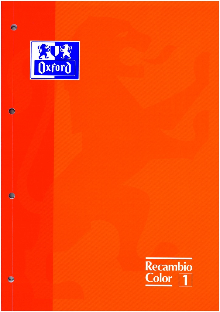 Recambio oxford classic A4 Naranja 5x5 80h 90g