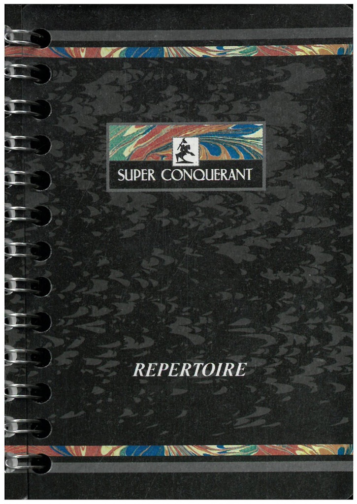 CUADERNO DE DIRECCIONES INDICE ALFABETICO 16º 100H 90G 5X5