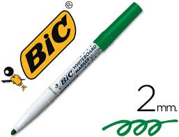 [1741 02] Rotulador veleda verde Bic