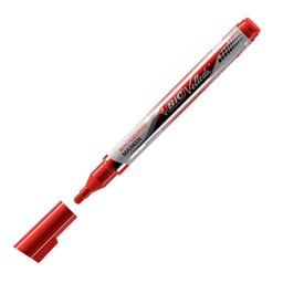 [902089] Caja 12 unid. Marcador borrable para pizarra, rojo
