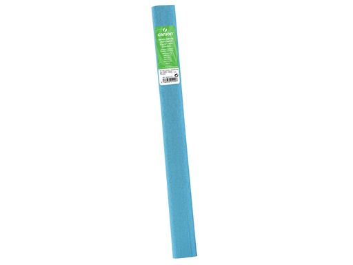 Papel crepe azul tur