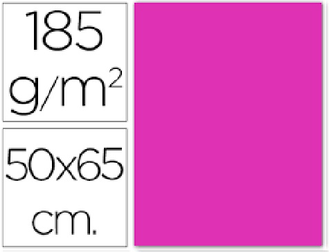 [200040226] Cartulina Canson fucsia 11 50x65 25u.