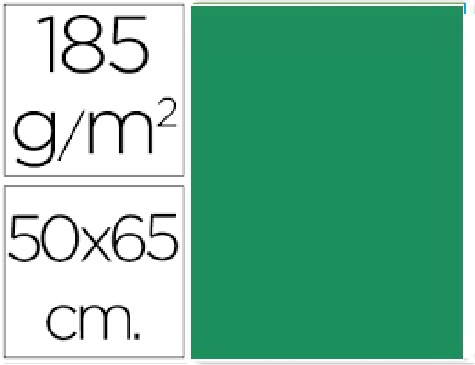 [200040239] Cartulina Canson verde abeto 30 50x65 25u.