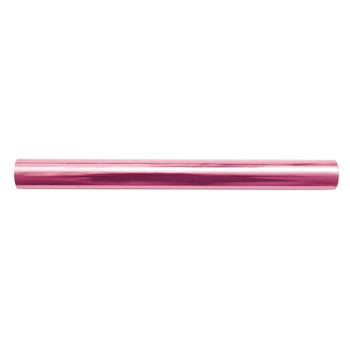 [95560C] Papel aluminio 2 caras rosa rollo 80x50cm