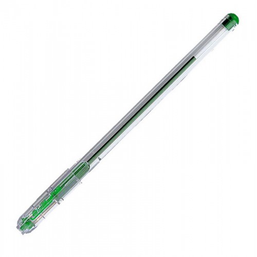Bolígrafo superb bk77 verde punta 0.7 Pentel