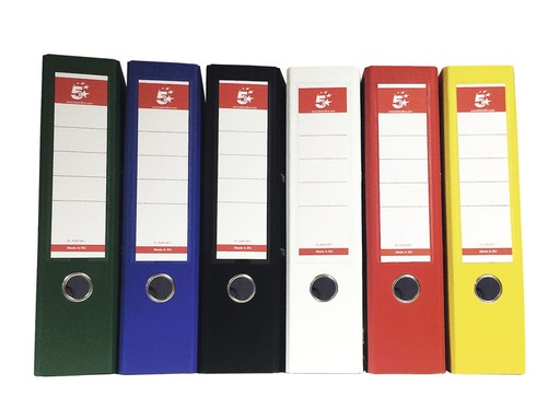 [581254] Archivador A4 color PP 5et A4 negro