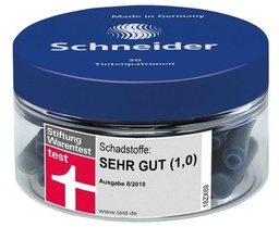 [6703] Tinta para pluma azul schneider caja 30 cartuchos