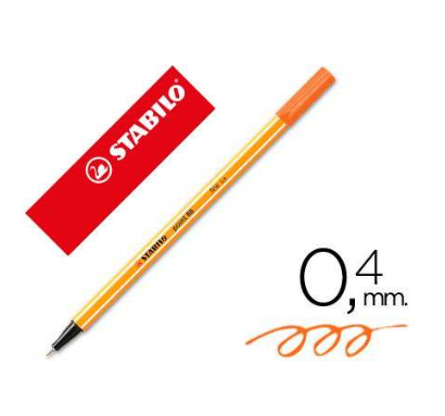 [88/54] Fineliner stabilo point 88- nº54 naranja