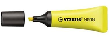 Stabilo neón amarillo flúor