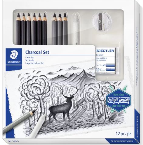 [61 100C] Set carbón mixto