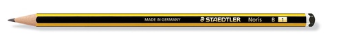 [120-1] Lápiz grafito noris Staedtler b1 negro