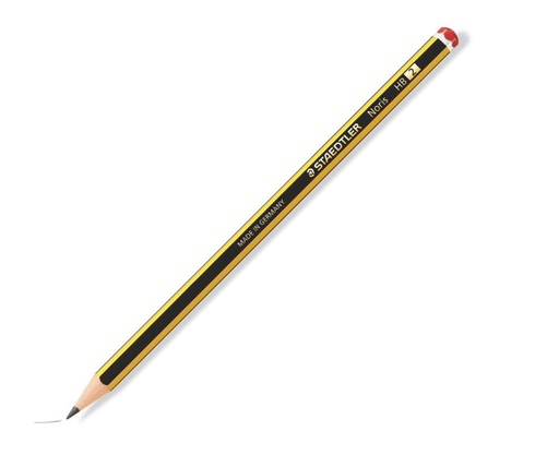 [120-2] Lápiz grafito Noris Staedtler HB2 rojo