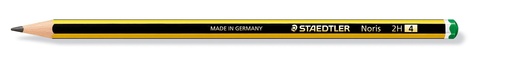 [120-4] Lápiz grafito noris Staedtler 2h4 verde