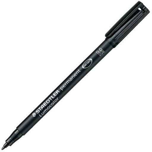 [317-9] Marcador permanent Staedtler lumocolor rojo 317-2