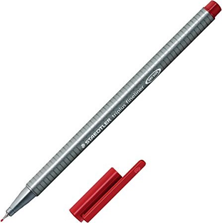 [334-29] Rotulador triplus fineliner 334 carmin