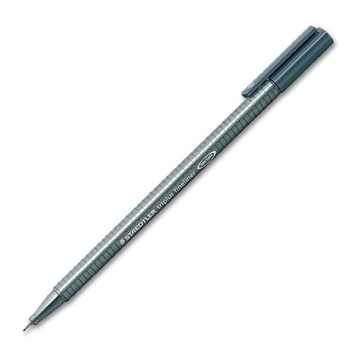 [334-8] Rotulador triplus fineliner 334 gris