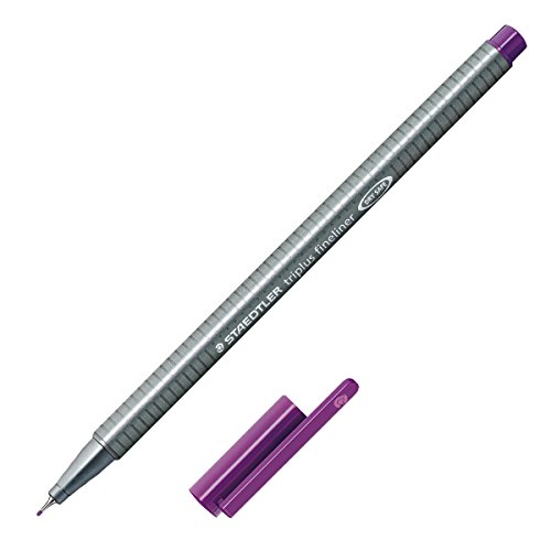 [334-6] Rotulador triplus fineliner 334 violeta