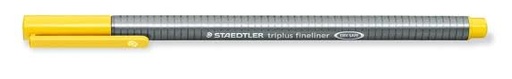[334-1] Rotulador triplus fineliner 334 amarillo