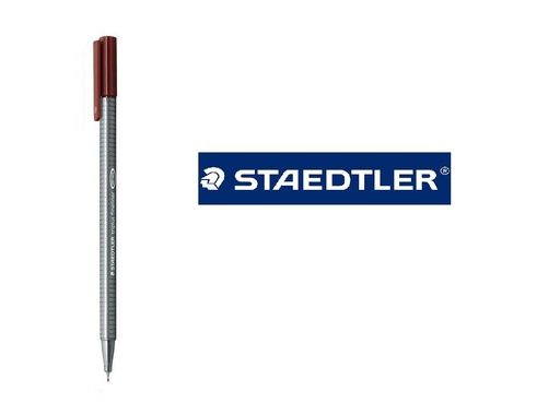 [334-76] Rotulador triplus fineliner 334 marrón