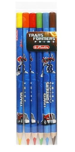 [11299229] Blíster 6 lápices colores transformers