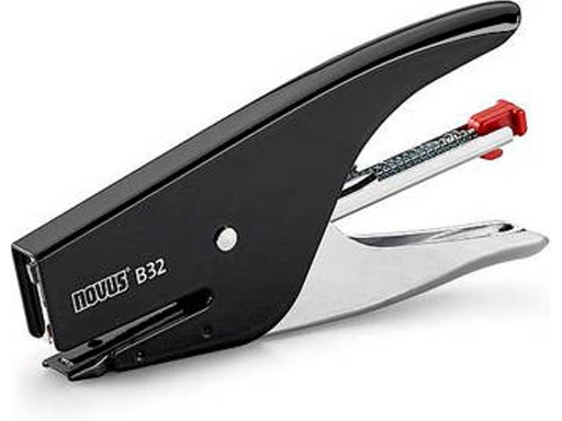 [021-0095] Grapadora tenaza metal novus b32 negro grapa nº10