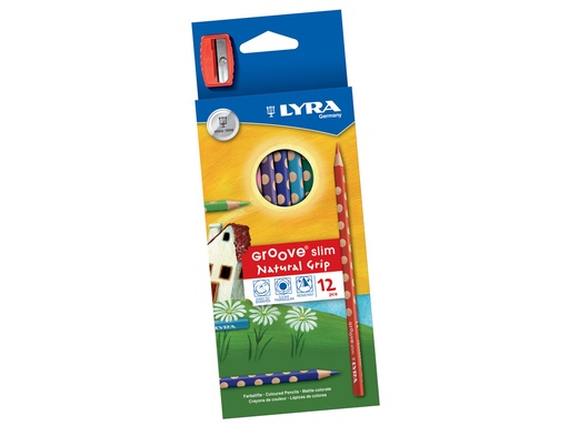 [2821120] Lapices colores groove slim 12 +saca