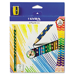 [2821240] Lapices colores groove slim 24 +saca