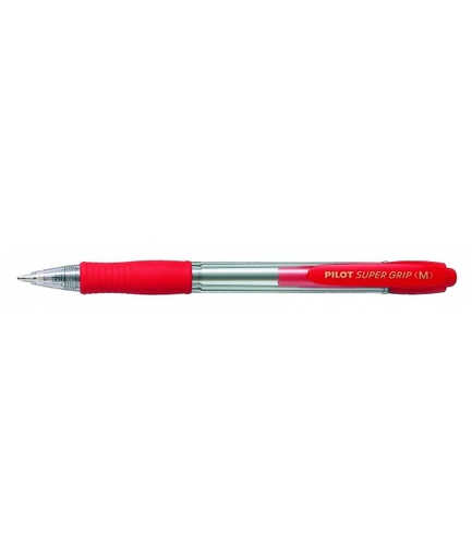 [NSGR] Bolígrafo Pilot supergrip m rojo