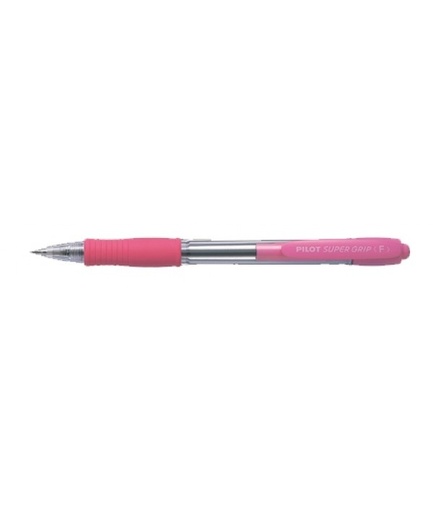 [NSGRS] Bolígrafo Pilot supergrip azul m carcasa rosa