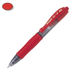 [NG2PN] Bolígrafo rojo pixie g2 xs punta 0.7 gel