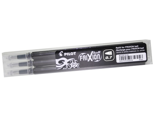 [BLS-FR7-B-S3] Recambio Frixion borrable negro caja 3 und.