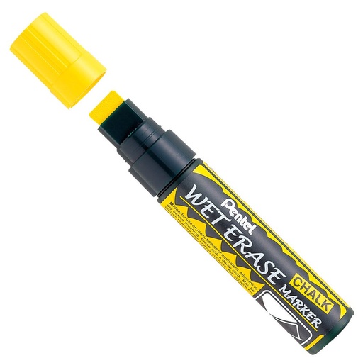 [SMW56-GO] Marcador tiza amarillo punta gruesa weterase