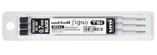 [194662000] Roller borrable tsi uf-220 negro uniball